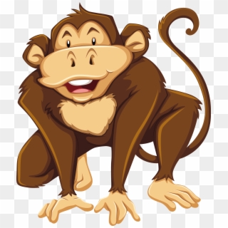 Gorilla Clipart Big Monkey - Diagram Of A Monkey - Png Download