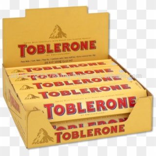Toblerone Milk Chocolate, Swiss - Toblerone Price 1 Box Clipart