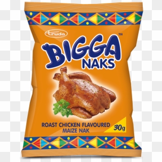 Bigga Naks Roast Chicken Chicken Flavoured Maize Nak - Bigga Naks Clipart
