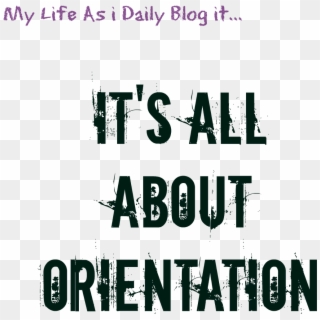 Its All About Orientation - Calligraphy Clipart