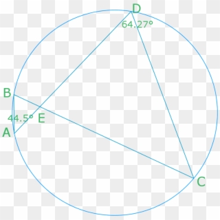 Use Angles In A Circle To Find Other Angles - Circle Clipart