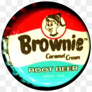 Brownie Caramel Cream Root Beer Cap - Badge Clipart
