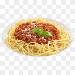 Plate Of Spaghetti Png - Spaghetti Bolognese .png Clipart