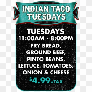 Tuesdays - Indian Tacos - Euston Square Tube Station Clipart