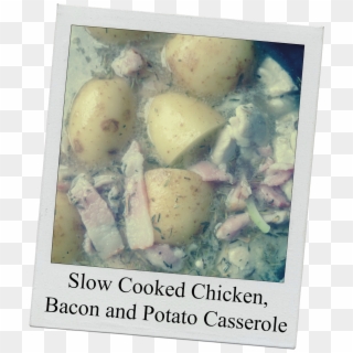 Slow Cooked Chicken, Bacon And Potato Casserole - Russet Burbank Potato Clipart