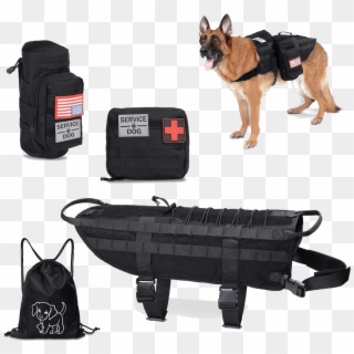 Gobag Dog - Tactical Dog Backpack Clipart