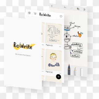Rowrite App - Graphic Design Clipart