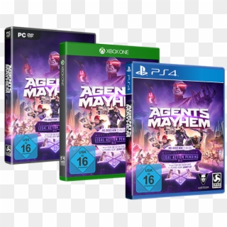 Usk Aom Ps - Agents Of Mayhem Day One Edition Ps4 Clipart