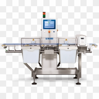 Dynamic Checkweigher With Three Belts And Metal Detector - Belt Conveyor Weight Checker With Load Cell Clipart