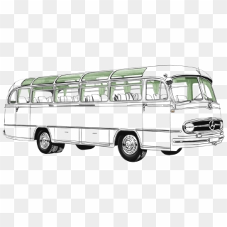 Oldtimer,mercedes Benz,type - Ausmalbild Mercedes Bus Clipart