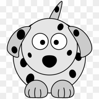 Dalmatian Clipart Dalmatian Puppy - Cartoon Dog With Spots - Png Download