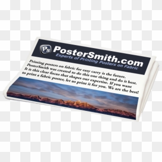 Never Used A Fabric Poster - Postersmith Clipart