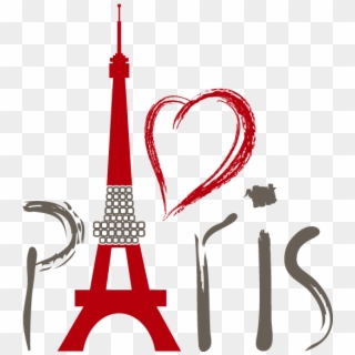 Transparent I Love In The Spring Time Anytime - Forma De Torre Eiffel Clipart