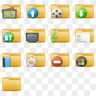 Folder Icon Pack By Delacro Clipart