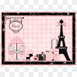 Convite Parisian Party, Paris Theme, Happy Planner - Paris Convite Clipart