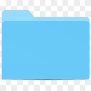 This Free Icons Png Design Of Blank, Flat Blue Folder Clipart