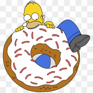 Best Free Simpsons Icon Png - Homer Simpson Big Donut Clipart