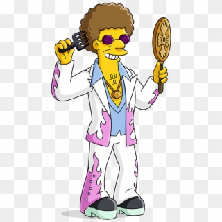 The Simpsons Characters Png Pack - Disco Stu Los Simpson Clipart
