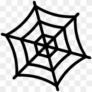 Printable Spider Web Halloween , Png Download - Dessin De Toile D Araignée Clipart
