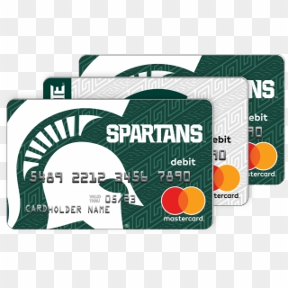 Michigan State Spartans Fancard Prepaid Mastercard - Michigan State Spartan Clipart