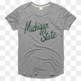 Women's Michigan State Spirit Easy Tee - Active Shirt Clipart