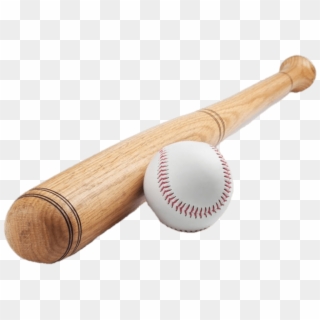 Baseball Bat & Ball - Rounders Ball And Bat Clipart