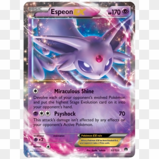 Espeon-ex - Pokemon Card Ex Eevee Evolutions Clipart