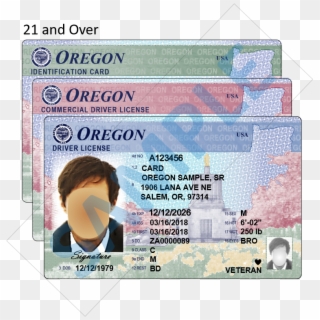 Uses Nation-wide Standards For Layout And Content, - New Oregon Id Cards Clipart