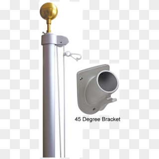 10' Outrigger Flagpole - Valve Clipart