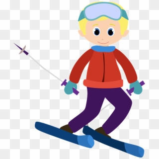 Skiing Clipart Snowball - Ski Clipart Png Transparent Png