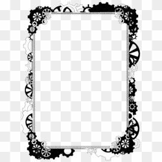 Steampunk Heart Clipart - Steampunk Frame Png Transparent Png