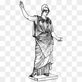Download Png - Athena Greek Goddess Of Wisdom Clipart