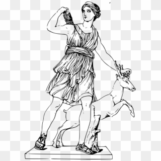 Picture Download Artemis Mythology Apollo Goddess Diana - Artemis The Greek Goddess Clipart