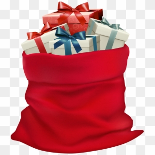 Christmas Sack With Gifts Png Clip Art Image Transparent Png
