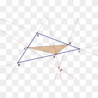 In This Figure, Point P Is Outside Of - Triangle Clipart