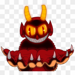 Satan Clipart Baby Devil - Cuphead The Devil Png Transparent Png
