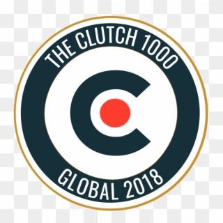 Voted In Top 1000 B2b Companies In The World - Clutch 1000 Logo Clipart