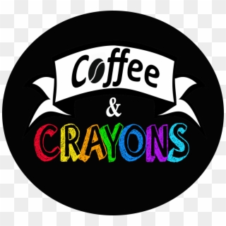 Coffee And Crayons Cafe Logo - Circle Clipart