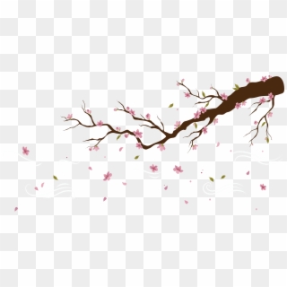 Cherry Blossom Petals Falling Png Clipart