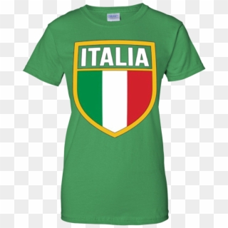Italia Shield Logo Italy Patch Italian Flag Badge Apparel - T-shirt Clipart
