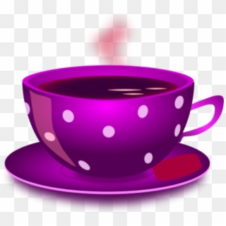 Tea Clipart Cup Plate - Colorful Coffee Cup Clipart - Png Download