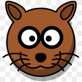 Image Stock Cat Head Clipart - Cartoon Leopard - Png Download