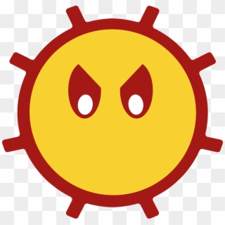 Image Is A Cartoon Sun With Angry Eyes - Lifeguard Clipart Black And White - Png Download