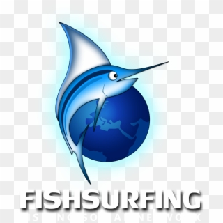 Fish Surfing - Atlantic Blue Marlin Clipart
