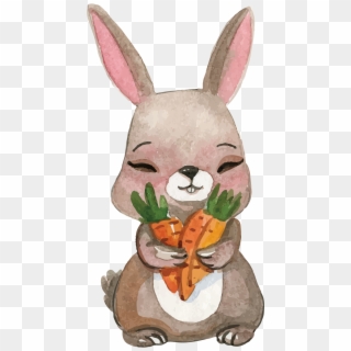 Rabbit Vector Cartoon - Easter Shirts Clipart