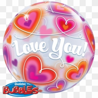 22 Bubble I Love You Doodle Hearts Balloons All American - Bubble Clipart