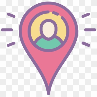 Location Clipart Location Pointer - Ubication Icon Png Pink Transparent Png
