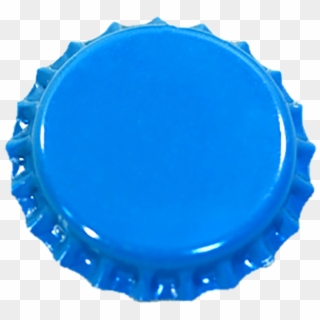 Novo Item De Cor Azul De Metal Garrafa De Cerveja Cap - Beer Bottle Cap Png Clipart