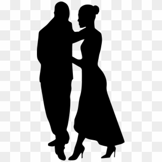 This Free Icons Png Design Of Dancing Couple 6 - Black Couple Dancing Silhouette Clipart
