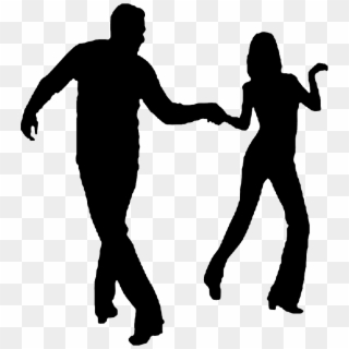 Dance And Demos - West Coast Swing Dancers Silhouette Clipart